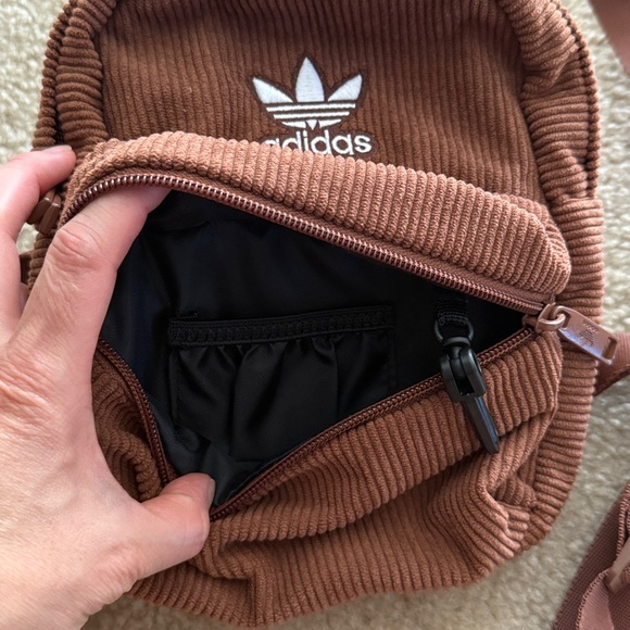 Adidas Corduroy Brown Mini Backpack - Picture 5 of 5